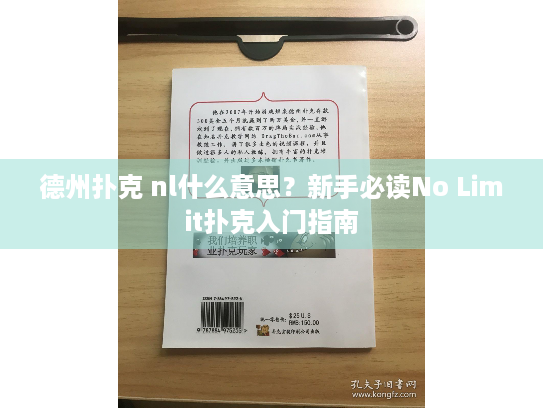 德州扑克 nl什么意思？新手必读No Limit扑克入门指南