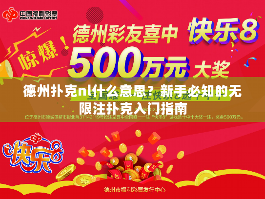 德州扑克nl什么意思？新手必知的无限注扑克入门指南