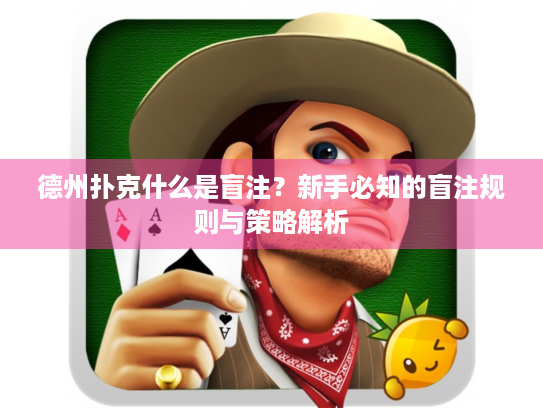 德州扑克什么是盲注？新手必知的盲注规则与策略解析