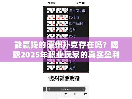 能赢钱的德州扑克存在吗？揭露2025年职业玩家的真实盈利路径