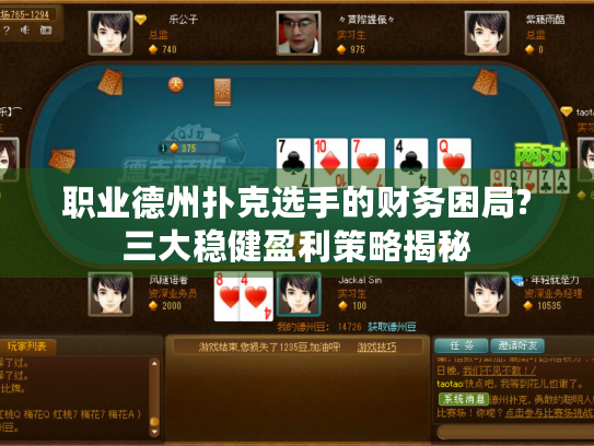 职业德州扑克选手的财务困局?三大稳健盈利策略揭秘