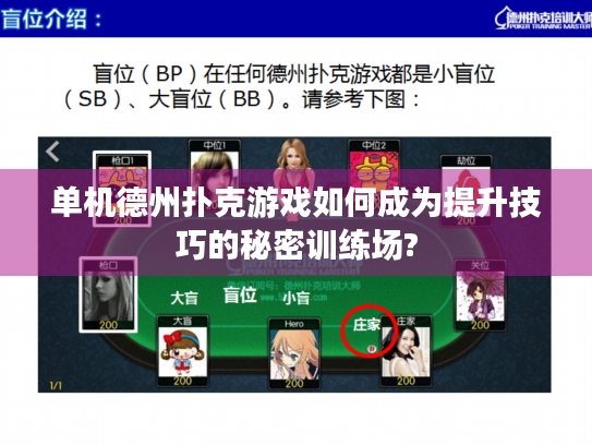 单机德州扑克游戏如何成为提升技巧的秘密训练场?