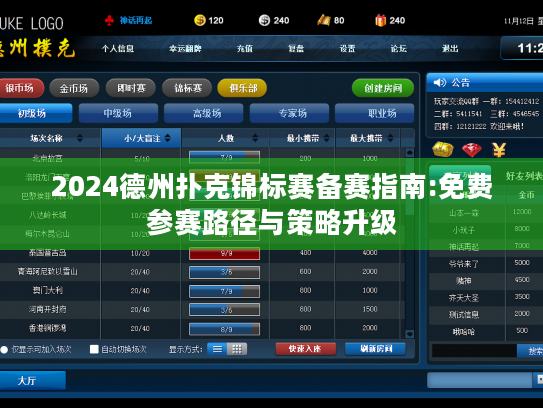 2024德州扑克锦标赛备赛指南:免费参赛路径与策略升级