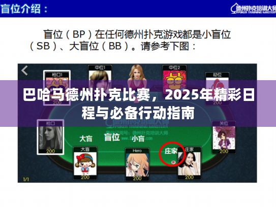 巴哈马德州扑克比赛，2025年精彩日程与必备行动指南