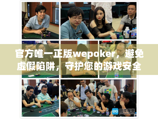 官方唯一正版wepoker，避免虚假陷阱，守护您的游戏安全