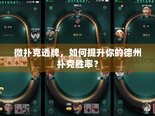 微扑克透牌，如何提升你的德州扑克胜率？