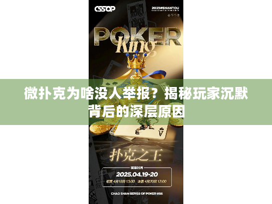 微扑克为啥没人举报？揭秘玩家沉默背后的深层原因