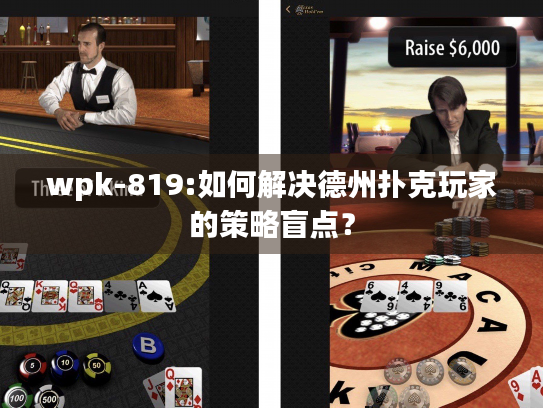 wpk-819:如何解决德州扑克玩家的策略盲点？