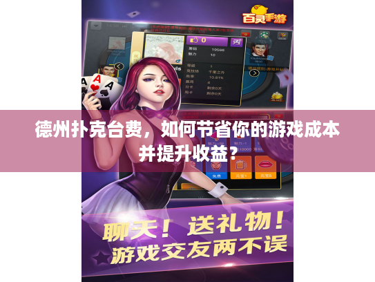 德州扑克台费，如何节省你的游戏成本并提升收益？