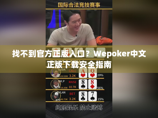 找不到官方正版入口？Wepoker中文正版下载安全指南