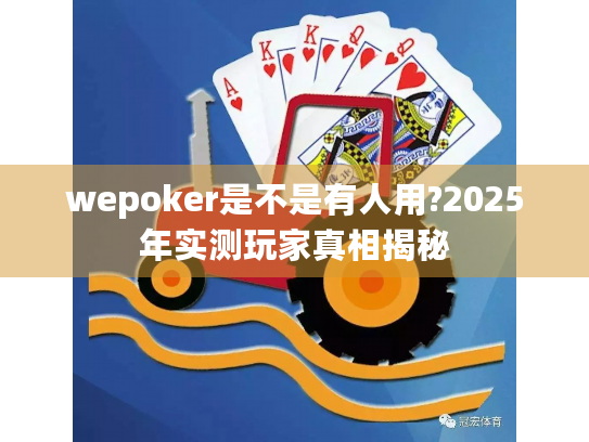 wepoker是不是有人用?2025年实测玩家真相揭秘