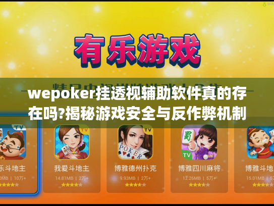 wepoker挂透视辅助软件真的存在吗?揭秘游戏安全与反作弊机制