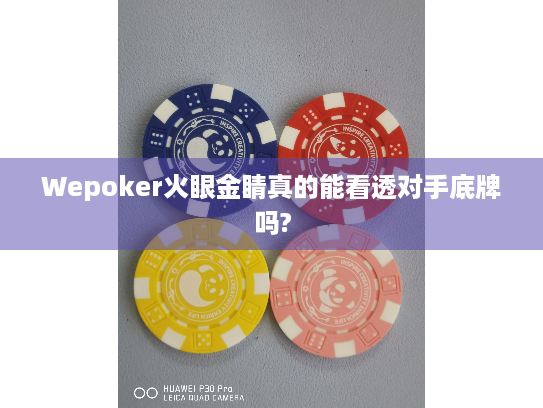 Wepoker火眼金睛真的能看透对手底牌吗?