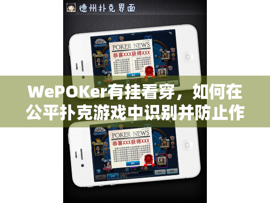 WePOKer有挂看穿，如何在公平扑克游戏中识别并防止作弊