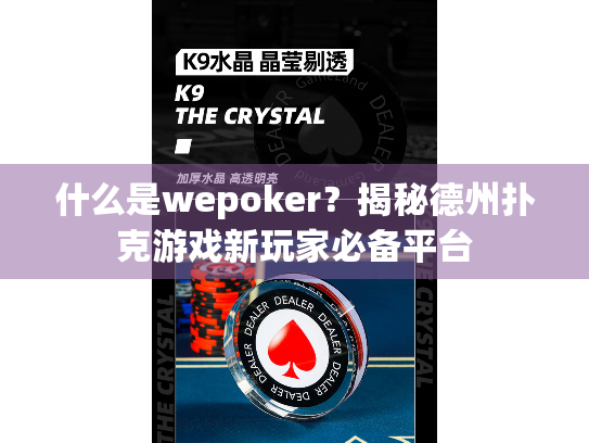 什么是wepoker?揭秘德州扑克游戏新玩家必备平台 什么是wepoker?揭秘德州扑克游戏新玩家必备平台