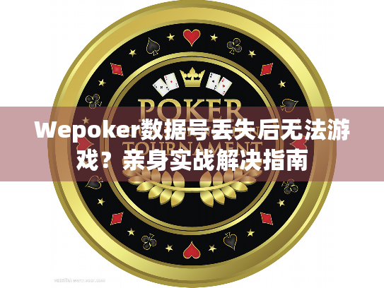 Wepoker数据号丢失后无法游戏？亲身实战解决指南
